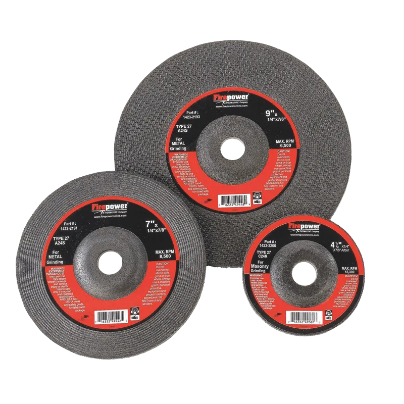 Grinding discs product set