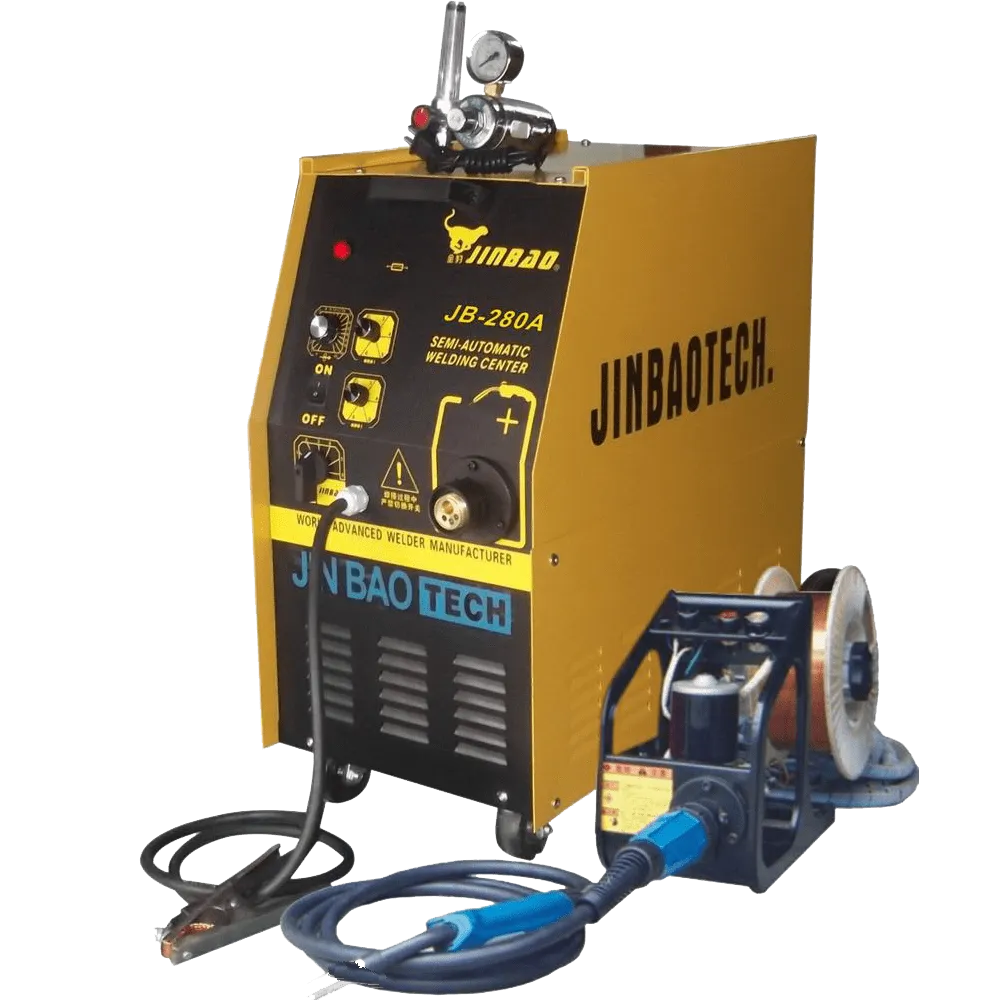 Transmig welding machine with accessories