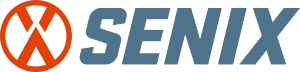 SENIX logo in blue and orange